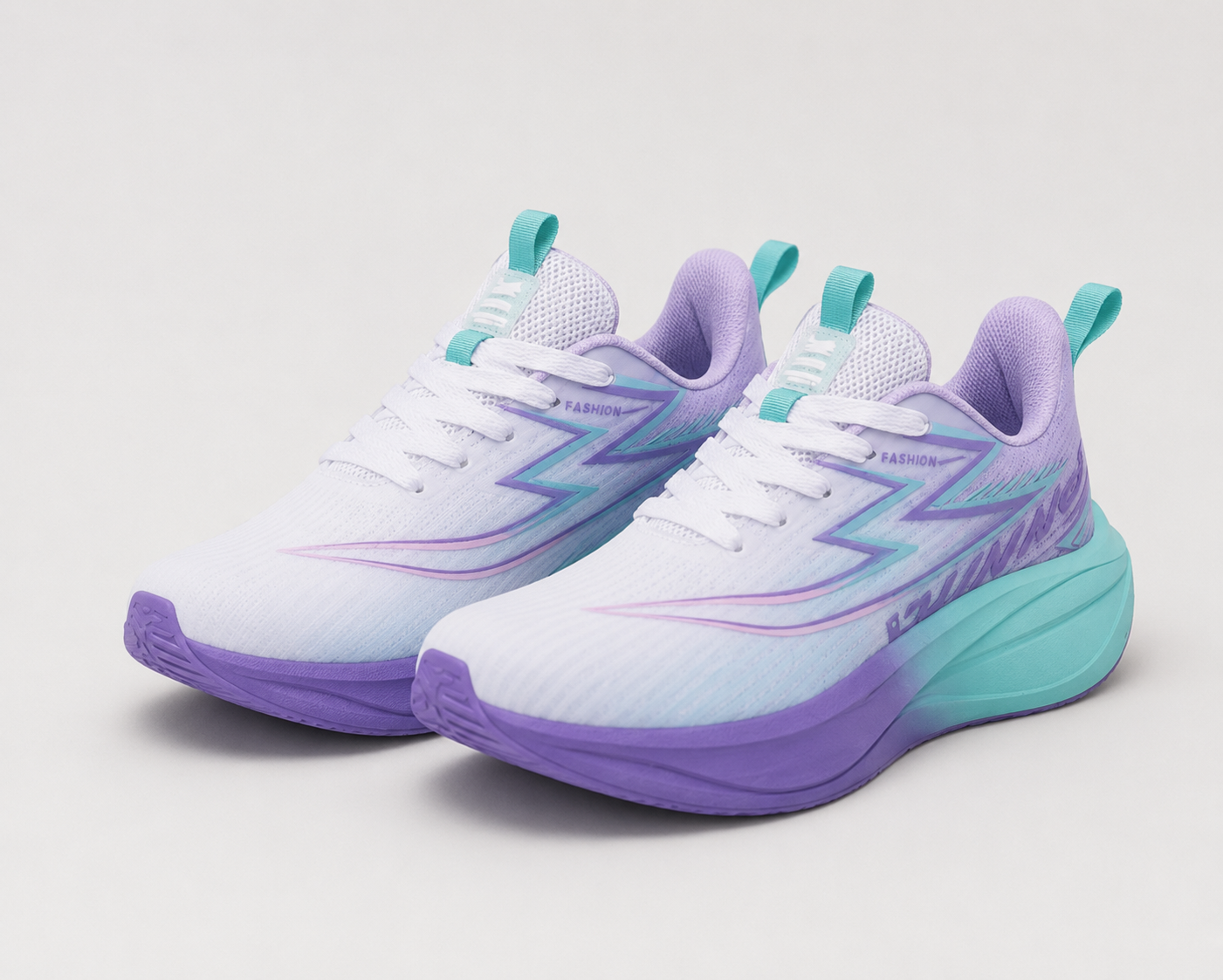 Sneakersy Sport Breeze – White Lavender Mint